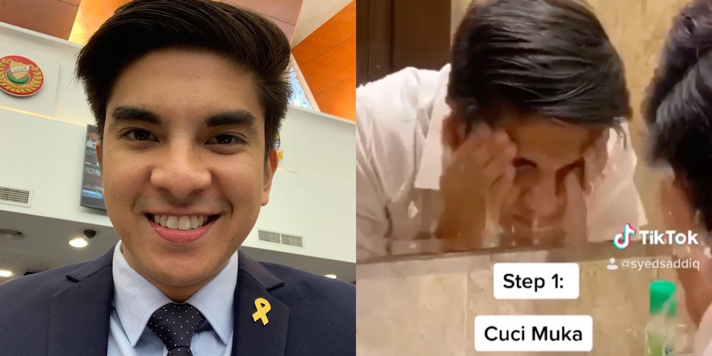 Young Malaysians on social media were eager to know how the Muar MP maintains his complexion. u00e2u20acu201d Pictures from Instagram and TikTok/syedsaddiq