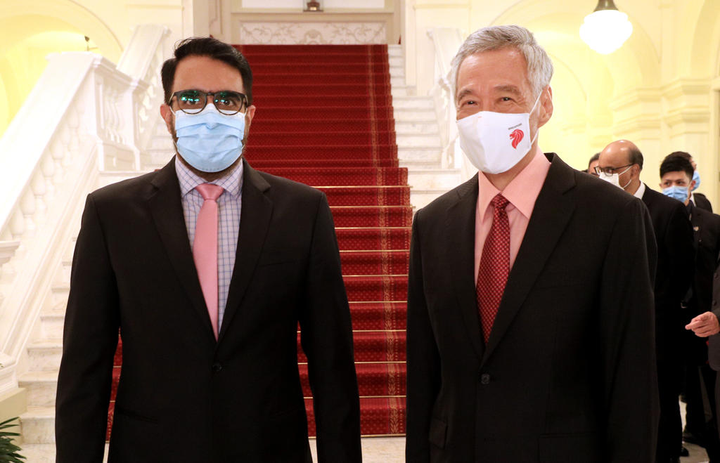 Prime Minister Lee Hsien Loong (right) had announced on July 11, 2020 that Pritam Singh (left), who leads the Workersu00e2u20acu2122 Party, would be formally designated Leader of the Opposition. u00e2u20acu201du00c2u00a0TODAY pic