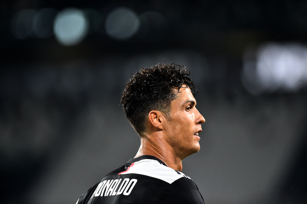 Juventus' Cristiano Ronaldo during the match against Sampdoria in Turin July 26, 2020. u00e2u20acu201d Reuters pic