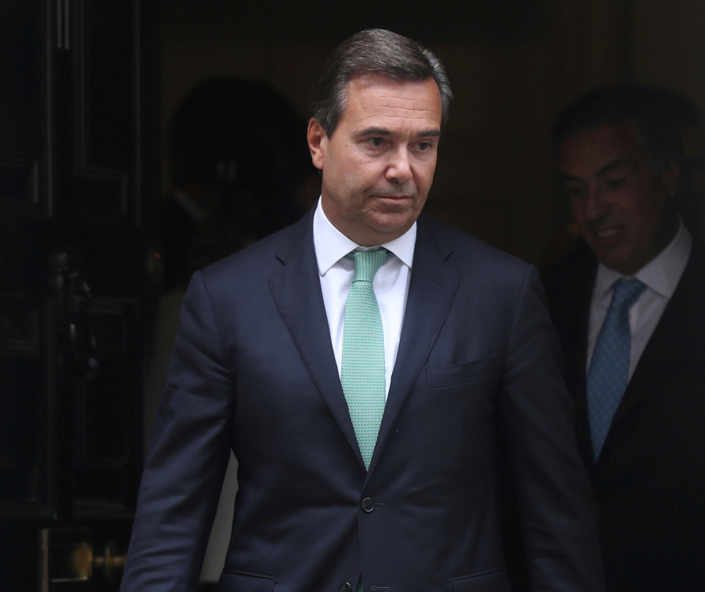 Antonio Horta-Osorio CEO of Lloyds Banking Group leaves Downing Street in London, Britain, September 2, 2019. u00e2u20acu201d Reuters pic 