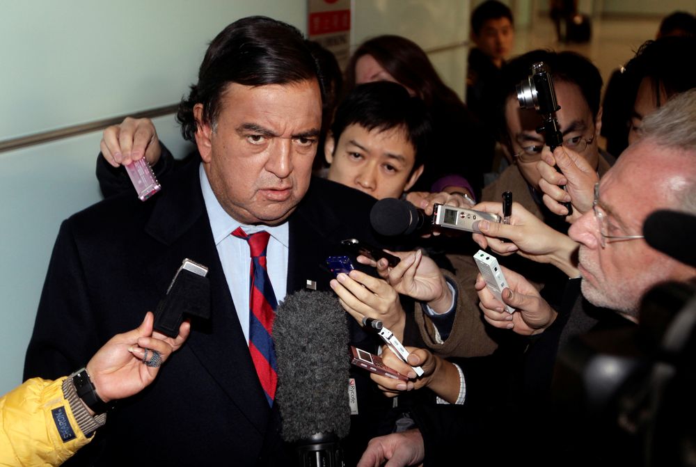 US diplomatic troubleshooter Bill Richardson speaks to the media upon his arrival at Beijing airport from North Korea, in Beijing December 21, 2010. u00e2u20acu201d Reuters pic