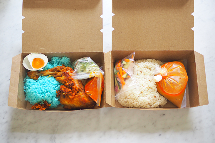 The packaging for my food delivery was impressive as everything was nicely separated in individual packets.