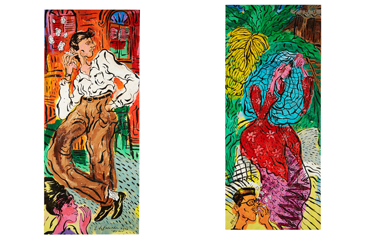 Two pieces of nostalgic charm: 'Lagak Hero' (left) and 'Malu-malu Kucing' (right)