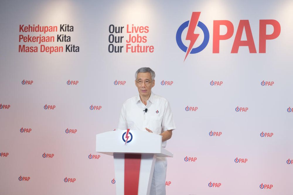 Lee Hsien Loong said that as the prime minister, his responsibility is not only to take good care of Singapore during his term in office, but also to also prepare younger leaders to be ready to take over. u00e2u20acu201d PAP picture via TODAY