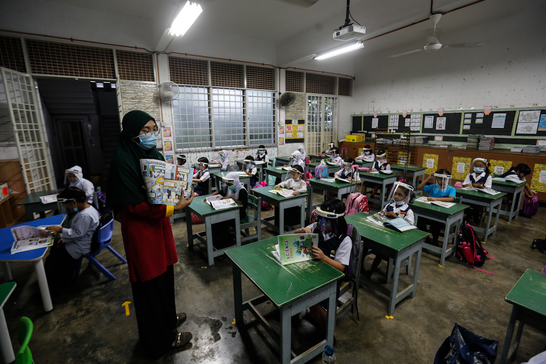 Over 10,000 schools, involving about five million students and 400,000 teachers, are set to reopen on January 20. — Picture by Sayuti Zainudin
