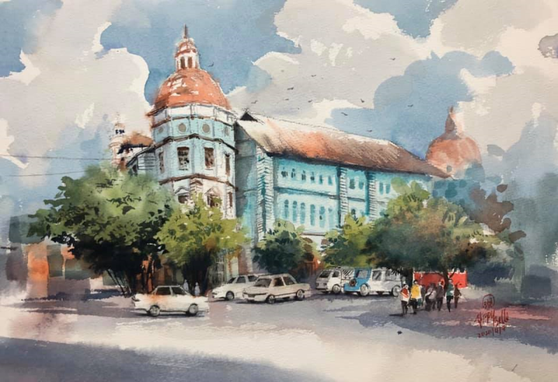 ‘The Street of Myanmar’ by Yippy Belle. ―Picture courtesy of Chin Kok Yan