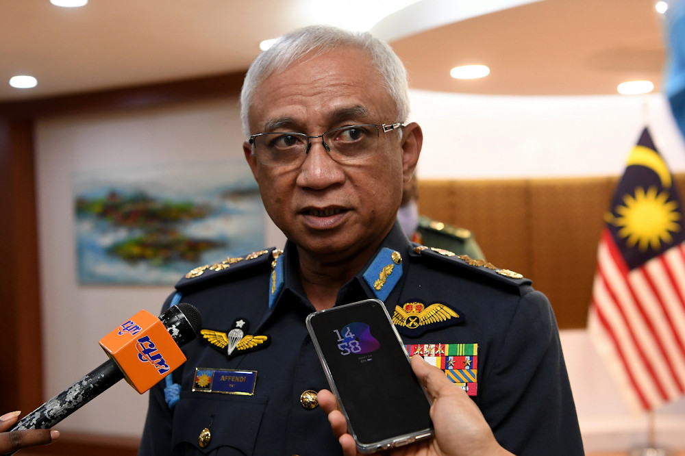 Chief of Defence Forces Gen Tan Sri Affendi Buang speaks to the media at Wisma Pertahanan in Kuala Lumpur, July 1, 2020. u00e2u20acu201d Bernama pic 