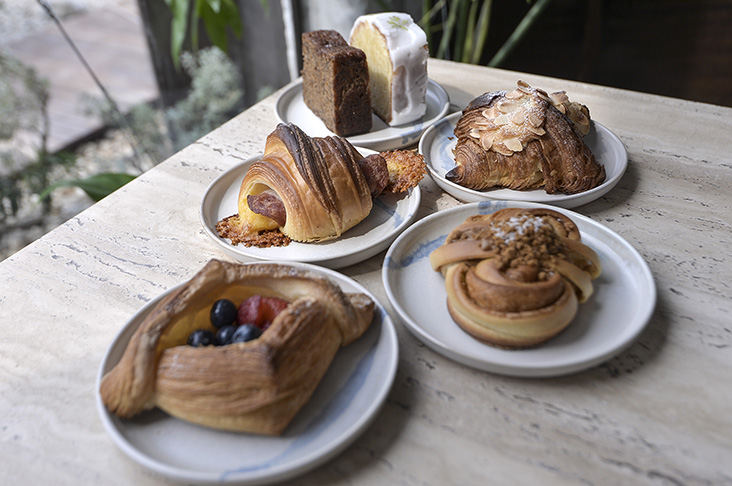 An assortment of Dou Dou Bake’s pastries, fresh from the oven.