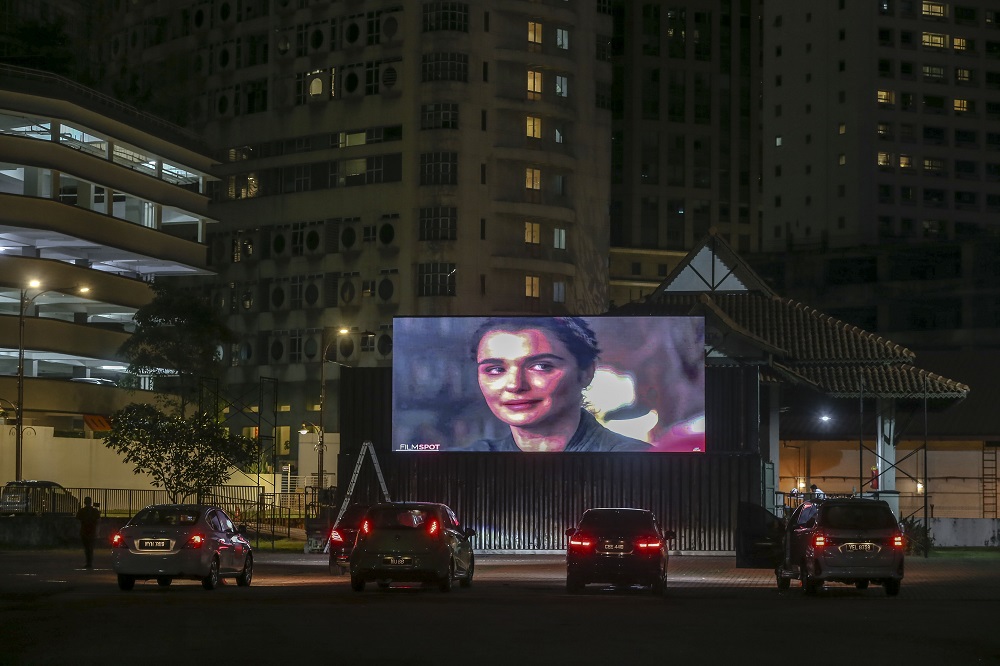 The M-Junction Drive-In Cinema is a collaboration project between 2Spicy Entertainment and MD Events Asia along with the support by Tourism Malaysia. u00e2u20acu2022 Picture by Firdaus Abdul Latif