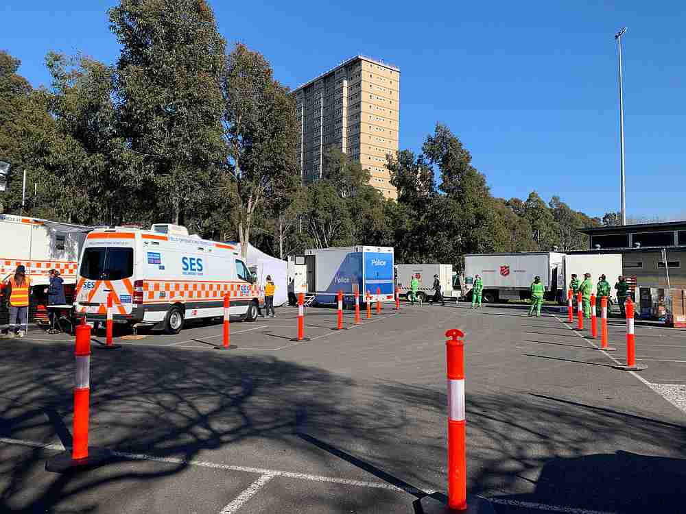 Emergency workers prepare to help residents on day four of a lockdown, amid the Covid-19 outbreak, in Flemington, Melbourne, Australia July 8, 2020. u00e2u20acu201d Reuters pic