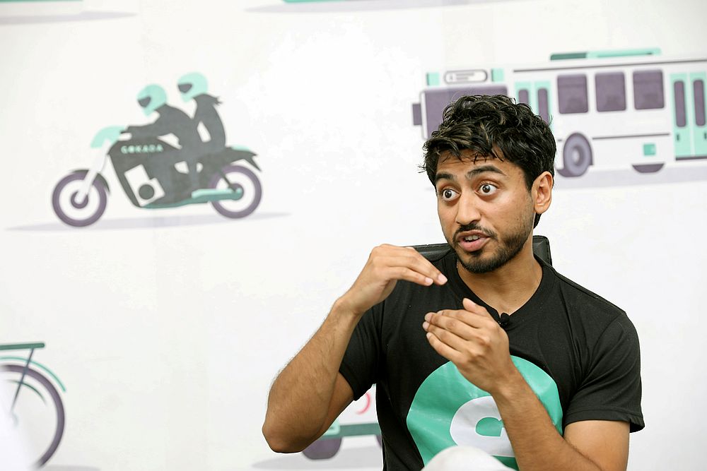 Fahim Saleh, Co-founder/CEO of Gokada explains his company's operation during an interview in Lagos, Nigeria May 3, 2019. u00e2u20acu201d Reuters pic
