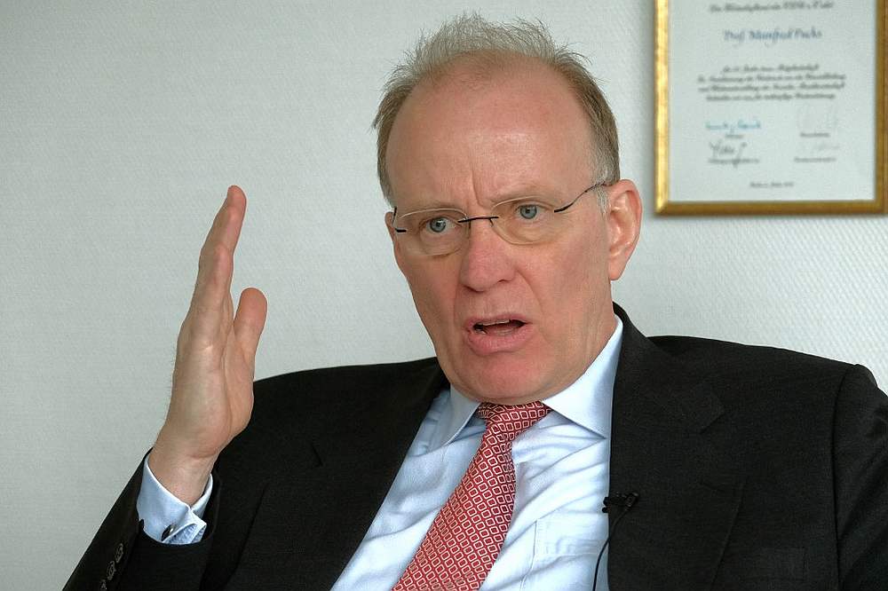 Marco Fuchs, CEO of OHB Space Systems company, answers AFP journalists' questions in Bremen, northern Germany January 25, 2020. u00e2u20acu201d AFP pic