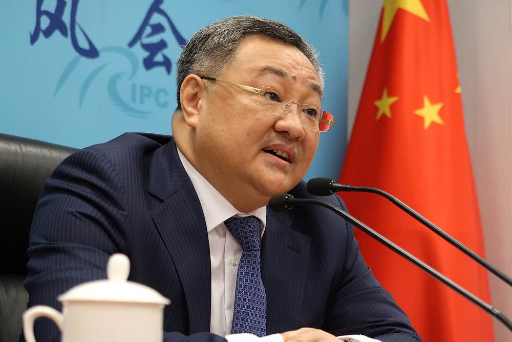 Fu Cong, head of arms control department of Chinese foreign ministry, speaks at a news conference in Beijing, China July 8, 2020. u00e2u20acu201d Reuters pic