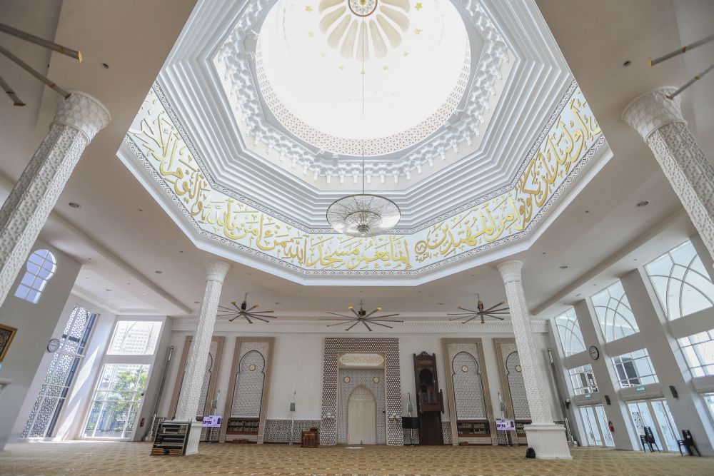 A general view of the Kampung Baru Jamek Mosque in Kuala Lumpur July 30, 2020. u00e2u20acu2022 Picture by Firdaus Latif