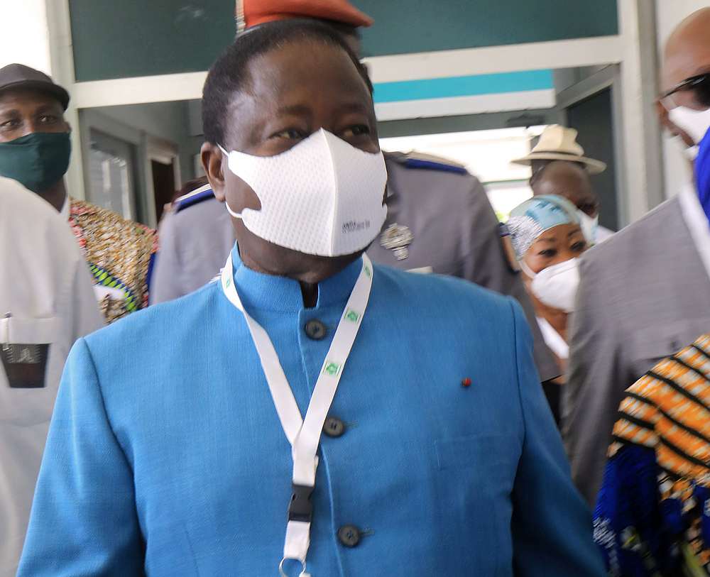 Former Ivory Coast President Henri Konan Bedie arrives for his party's convention to pick the candidate for the October 2020 presidential election, in Abidjan, Ivory Coast July 26, 2020. u00e2u20acu201d Reuters pic