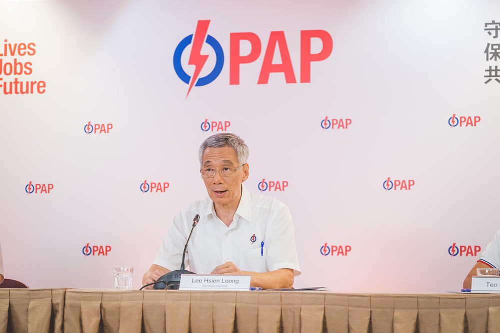 Lee Hsien Loong, 68, says he does not know if GE2020 will be his final one, with the pandemic possibly affecting his succession plans. u00e2u20acu201d PAP pic via TODAY