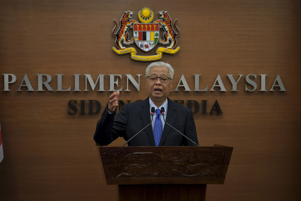 Senior Minister (Security Cluster) Datuk Seri Ismail Sabri Yaakob at a daily press conference on the recovery movement control order (RMCO) at the Parliament House in Kuala Lumpur July 15, 2020. u00e2u20acu201d Bernama pic 