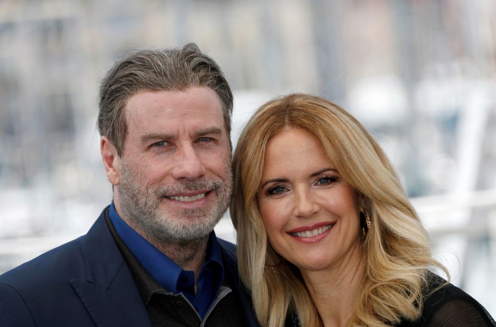 John Travolta and Kelly Preston are pictured at the 71st Cannes Film Festival in Cannes May 15, 2018. u00e2u20acu201d Reuters pic