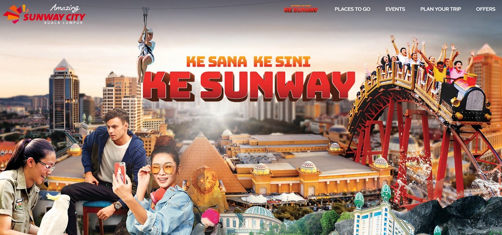 u00e2u20acu0153Ke Sana Ke Sini Ke Sunwayu00e2u20acu009d is a domestic tourism package at Sunway City Kuala Lumpur priced at RM499, which is 70 per cent off the normal price of RM1,599. u00e2u20acu201d Screenshot taken from www.sunway.city