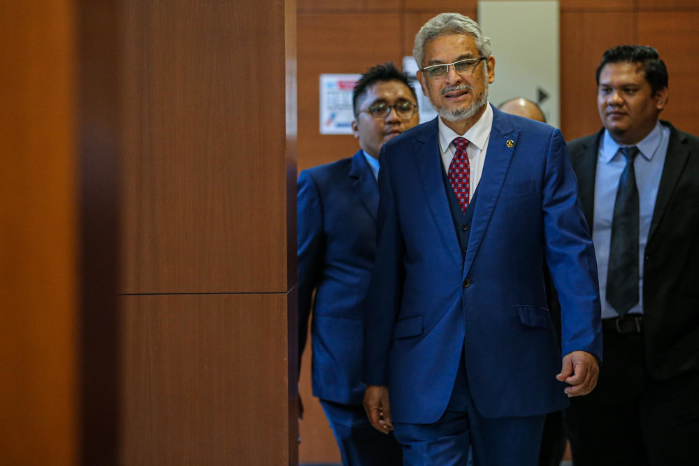 Shah Alam MP, Khalid Samad is pictured during the second meeting of the third session of the 14th Parliament in Kuala Lumpur July 13, 2020. u00e2u20acu201d Picture by Hari Anggara