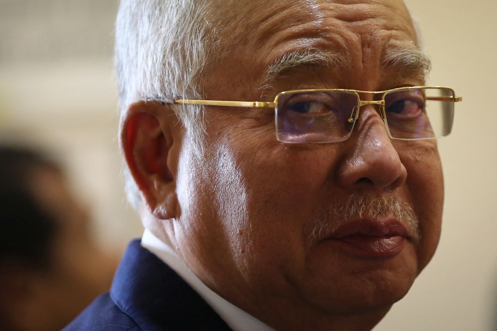 Datuk Seri Najib Razak is pictured at the Kuala Lumpur High Court July 16, 2020. u00e2u20acu201d Picture by Yusof Mat Isa