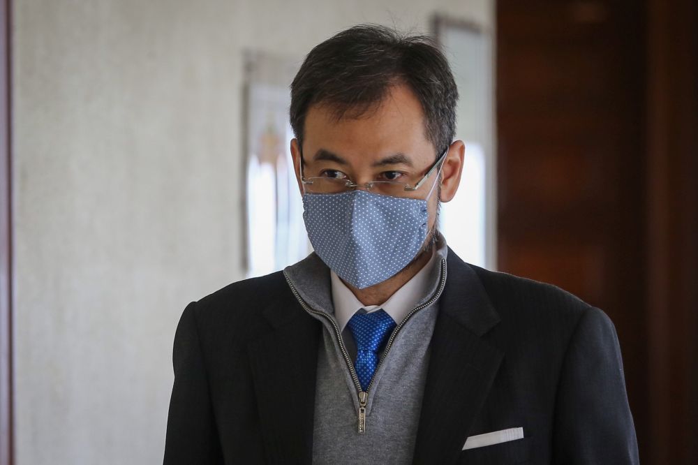 Datuk Shahrol Azral Ibrahim Halmi is pictured at the Kuala Lumpur High Court July 16, 2020. u00e2u20acu201d Picture by Yusof Mat Isa