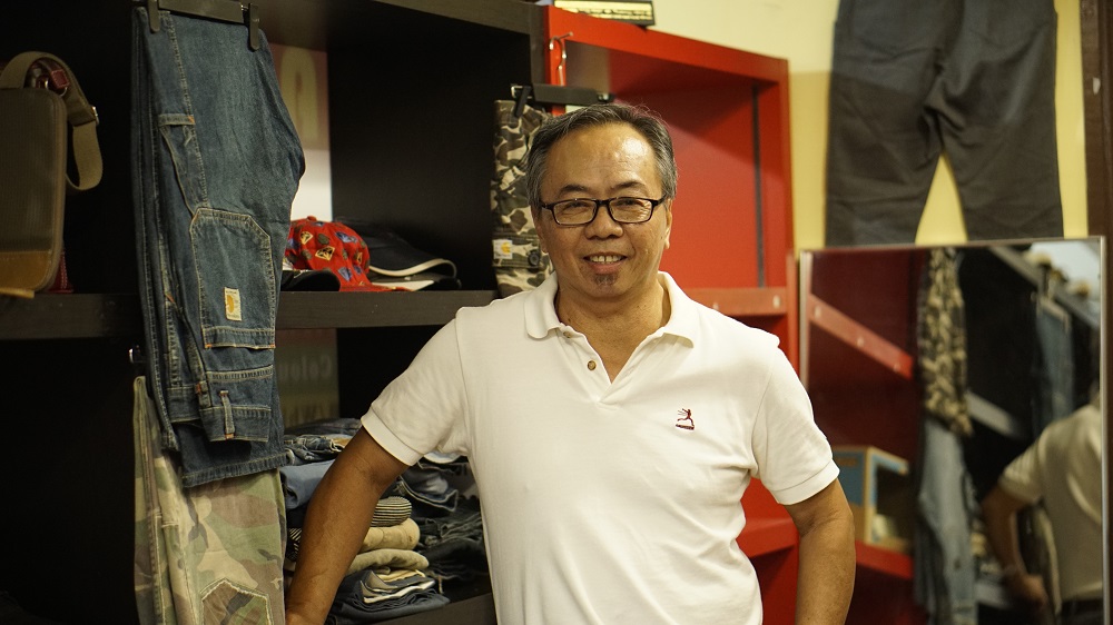 Thrift shop owner, Christopher Teng Gim Boon at his Eagle Shoppe Vintage in SS15, Subang Jaya. ― Picture by Arif Zikri 