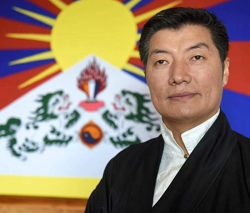 Leader of the exiled Tibetan government Lobsang Sangay u00e2u20acu201d Picture courtesy of zh-cn.facebook.com