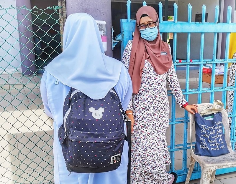 Guidance and counselling teacher Maisarah Hannan initiated the project two years ago. ― Picture Facebook/Maisarah Hannan