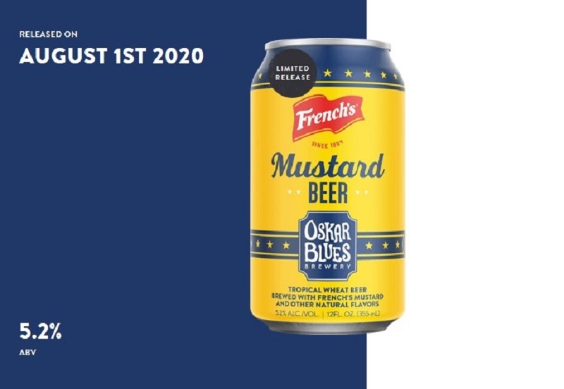 A mustard-spiked beer is being released for the US' National Mustard Day. u00e2u20acu2022 Picture courtesy of oskar Blues via AFP