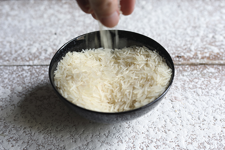 Parboiled rice has resistant starch that purportedly lowers blood sugar levels.