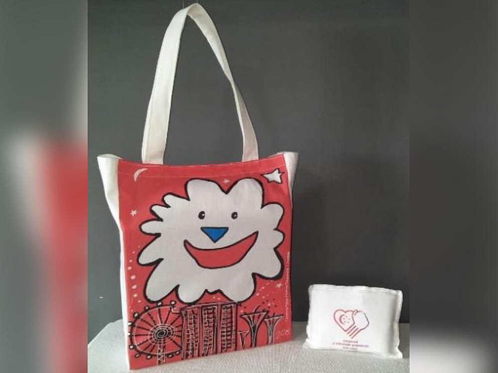 This year's National Day Parade packs will contain two bottles of hand sanitiser, a thermometer and face masks, among other items. u00e2u20acu201d Singapore Ministry of Defence pic via TODAY