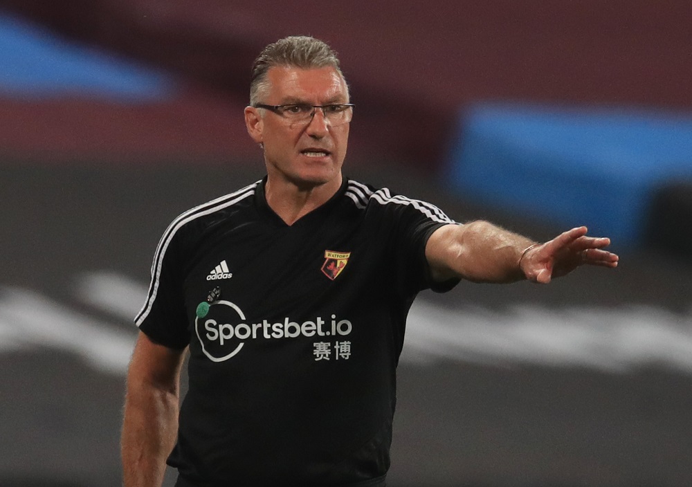Watford manager Nigel Pearson reacts during the match against West Ham United July 18, 2020. u00e2u20acu2022 Reuters pic