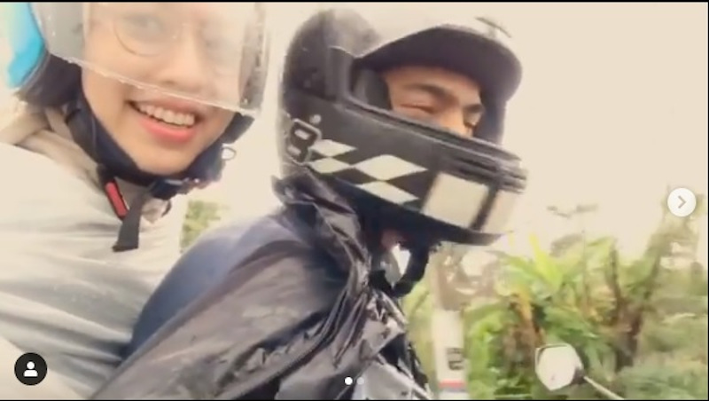 The 30-year-old actress was told to be mindful of physical boundaries as an unmarried woman. u00e2u20acu201d Screengrab from Instagram/Nonny Nadirah