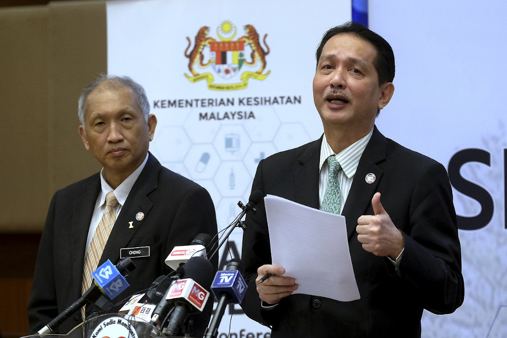 Health director-general Datuk Dr Noor Hisham Abdullah speaking at the Covid-19 media briefing in Putrajaya July 3, 2020. u00e2u20acu201d Bernama pic 