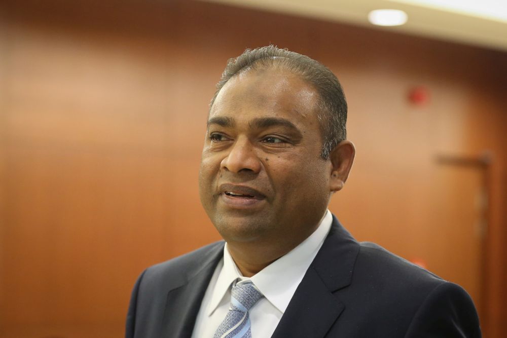 Baling MP Datuk Seri Abdul Azeez Abdul Rahim is pictured at Parliament in Kuala Lumpur July 14, 2020. u00e2u20acu201d Picture by Yusof Mat Isa