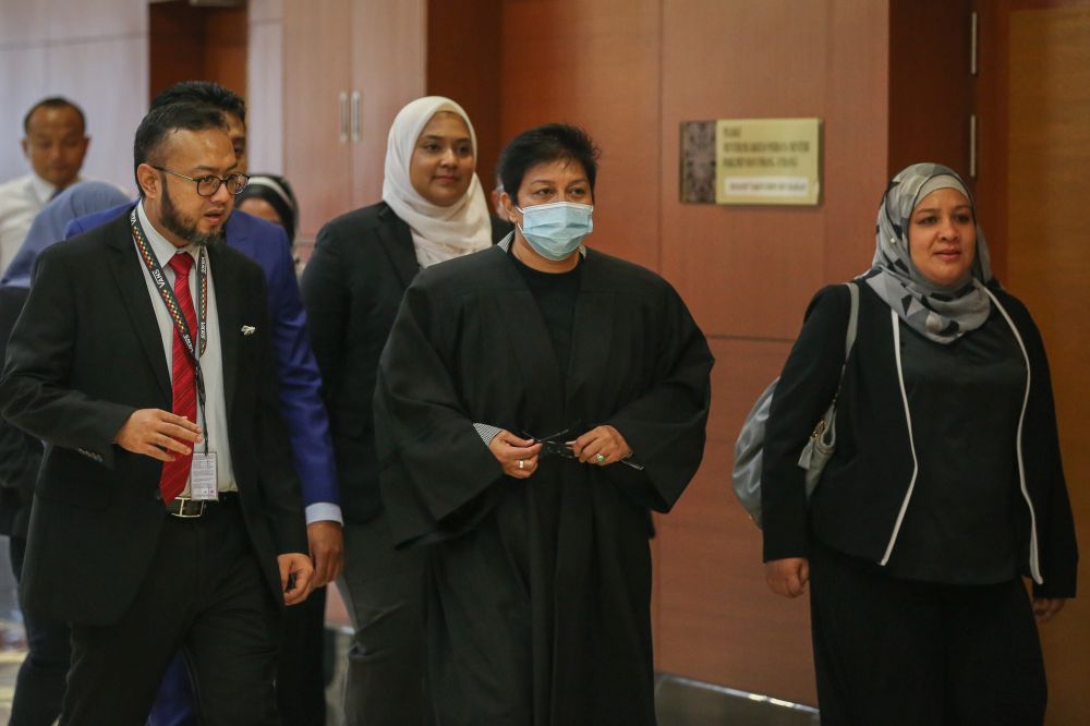 Deputy Dewan Rakyat Speaker Datuk Seri Azalina Othman (centre) is pictured at Parliament in Kuala Lumpur July 14, 2020. u00e2u20acu201d Picture by Yusof Mat Isa