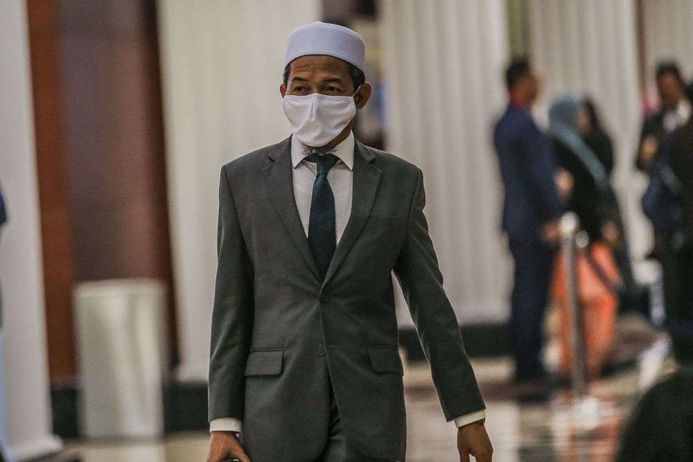 Bachok MP Nik Mohamad Abduh Nik Abdul Aziz is pictured at Parliament in Kuala Lumpur July 16, 2020. u00e2u20acu201d Picture by Hari Anggara