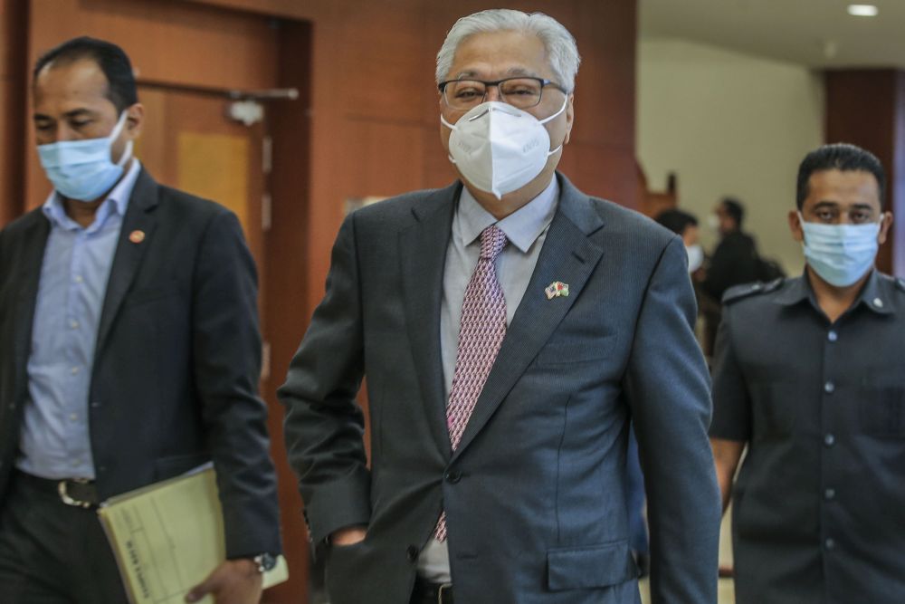 Senior Minister Datuk Seri Ismail Sabri Yaakob is pictured at Parliament, Kuala Lumpur July 27, 2020. u00e2u20acu201d Picture by Hari Anggara