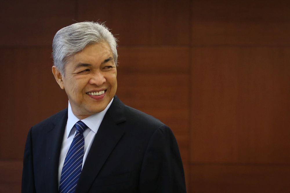 Bagan Datuk MP Datuk Seri Ahmad Zahid Hamidi is pictured at Parliament in Kuala Lumpur July 20, 2020. u00e2u20acu201d Picture by Yusof Mat Isann