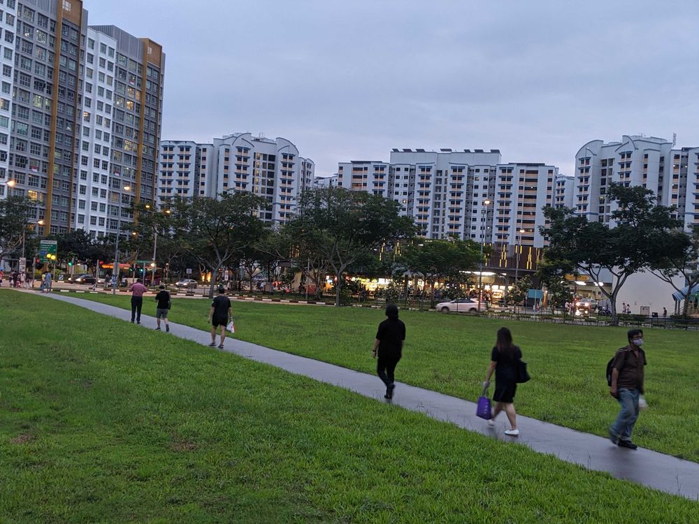 A relatively new town, Sengkang had its first Housing and Development Board blocks completed in the late 1990s and is home to many young families. — Lena Loke/TODAY pic