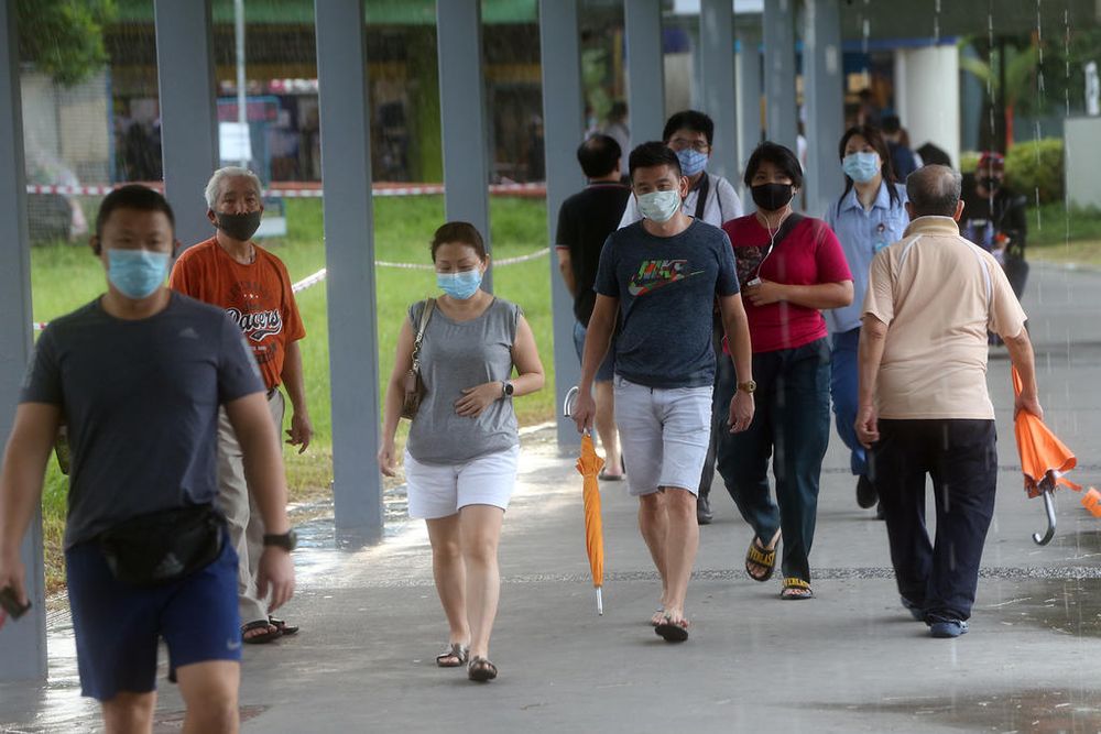 Singapore has confirmed 215 new cases of Covid-19 on July 1, 2020. u00e2u20acu201d TODAY pic