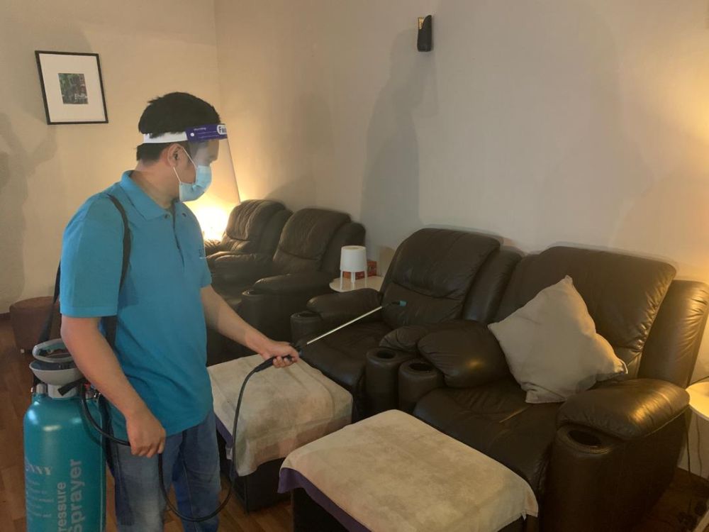 Sanitisation will be done after each treatment at Sifu Reflexology. — Picture courtesy of Sifu Reflexology