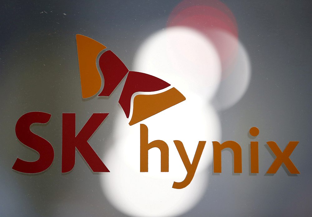 The logo of SK Hynix is seen at its headquarters in Seongnam, South Korea April 25, 2016. u00e2u20acu201d Reuters pic