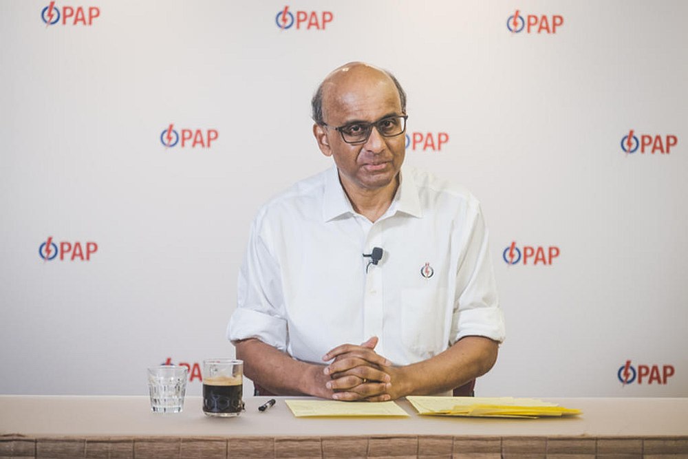 Tharman Shanmugaratnam says trust in PAP to run government and do what is best for Singaporeans is intact. u00e2u20acu201d People's Action Party pic via TODAY