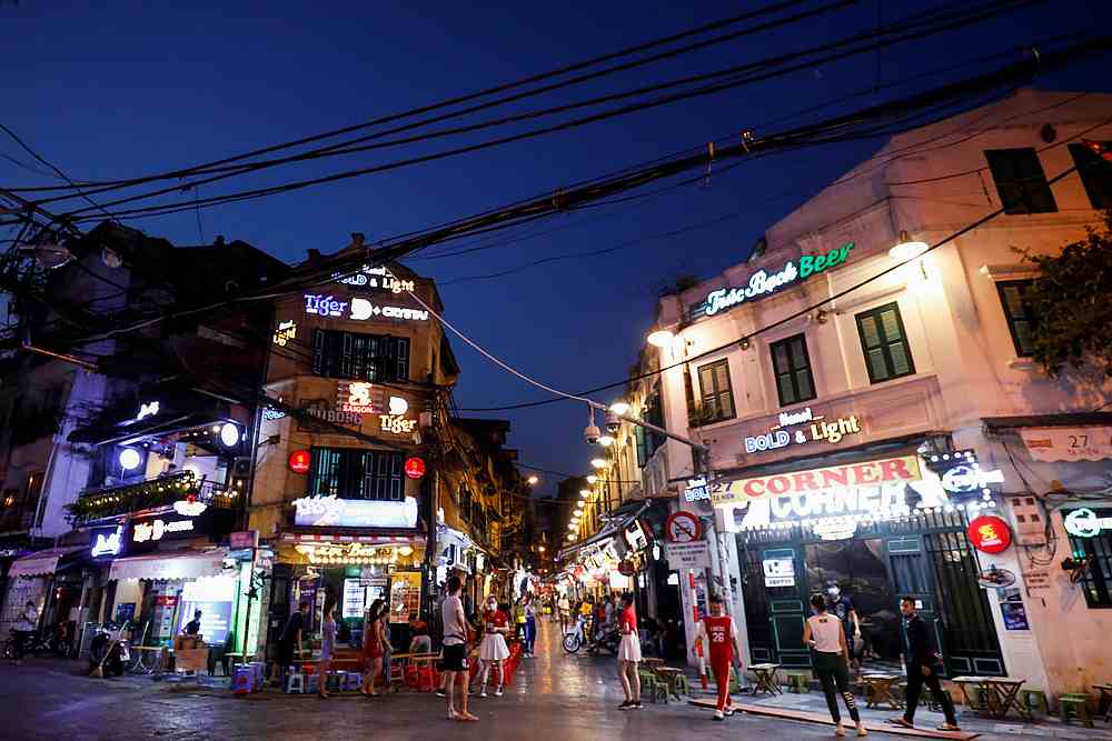 Ta Hien night street is seen, amid the Covid-19 outbreak, in Hanoi, Vietnam July 30, 2020. u00e2u20acu201d Reuters pic