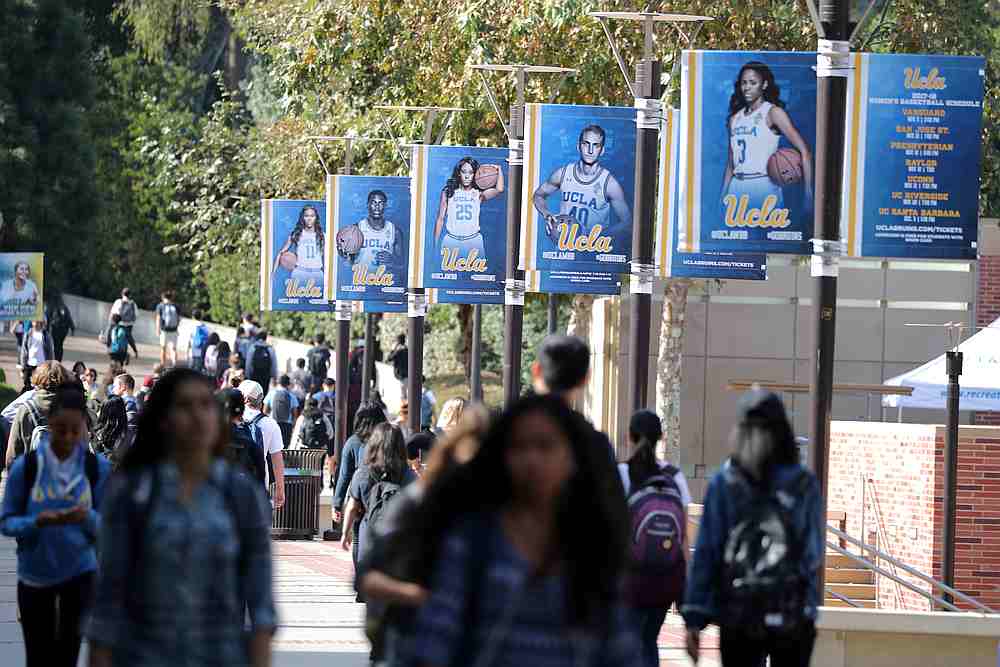 University of California Los Angeles (UCLA) students walk on campus in Los Angeles, California November 15, 2017. u00e2u20acu201d Reuters pic