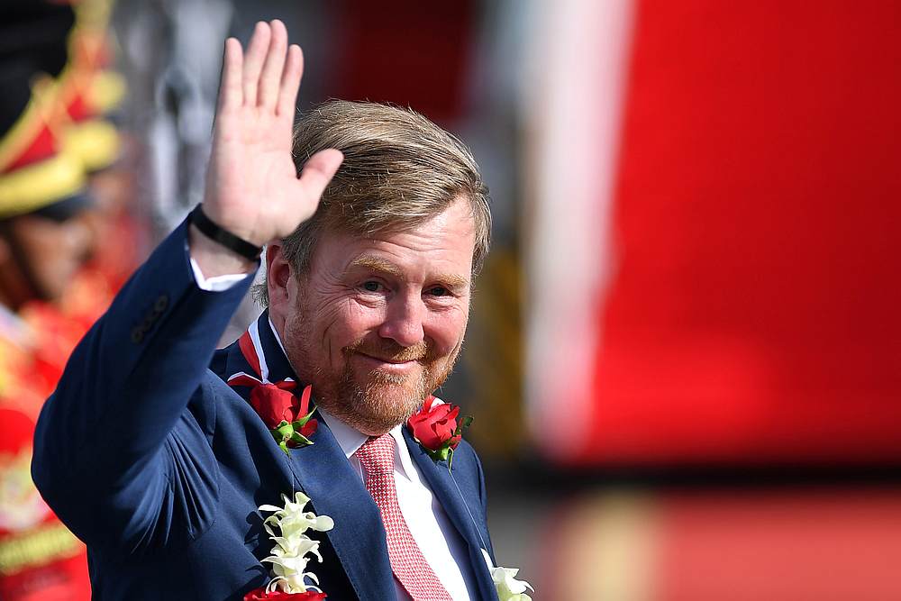 The Netherland's King Willem-Alexander arrives at the airport in Jakarta, Indonesia March 9, 2020. u00e2u20acu201d Antara Foto via Reuters