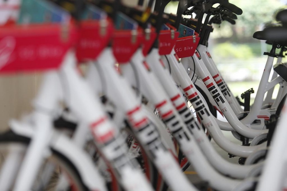 There are now 40,000 bicycles used by two operators in Singapore for bike-sharing. u00e2u20acu201d TODAY pic