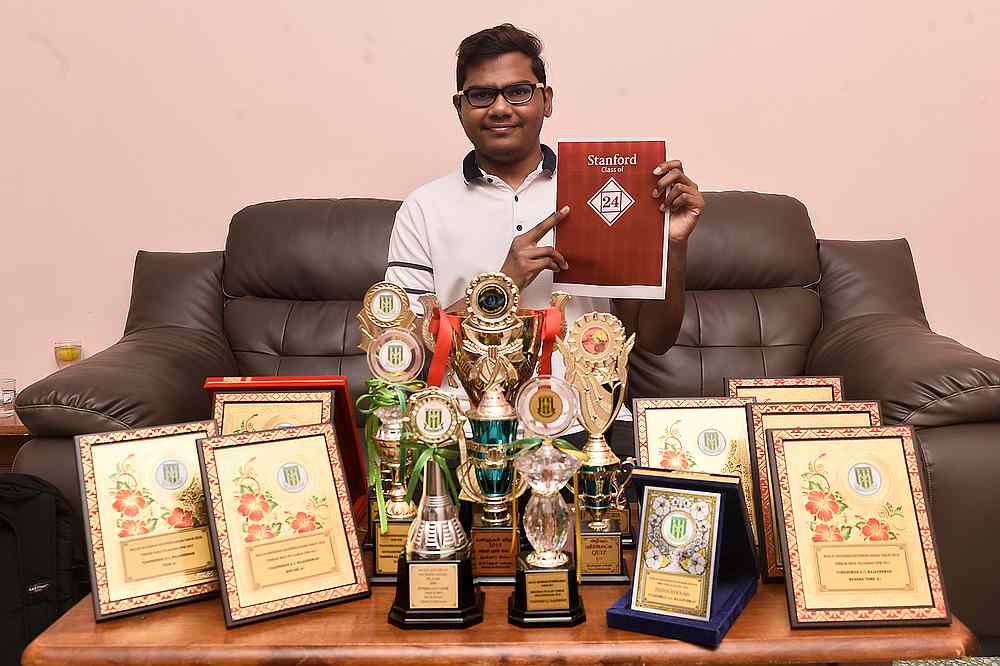 Yugendran has been a model student all his life, accumulating a considerable amount of academic awards during his schooling years. — Picture by Miera Zulyana